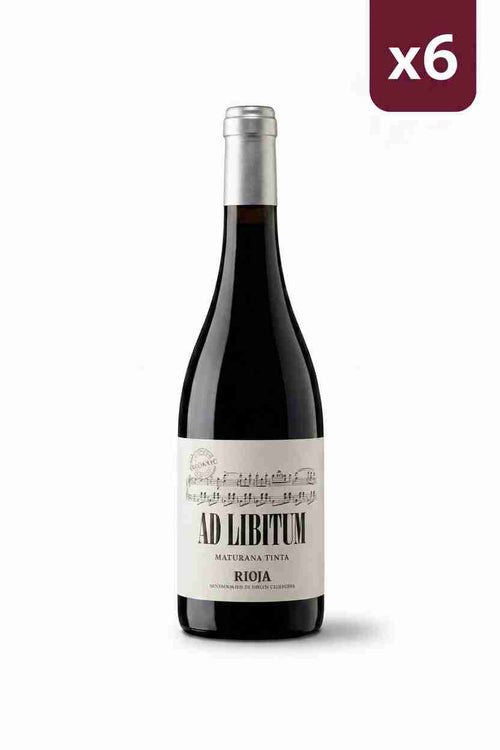 AD LIBITUM Maturana tinto Caja de 6 botellas - Viñas del Norte