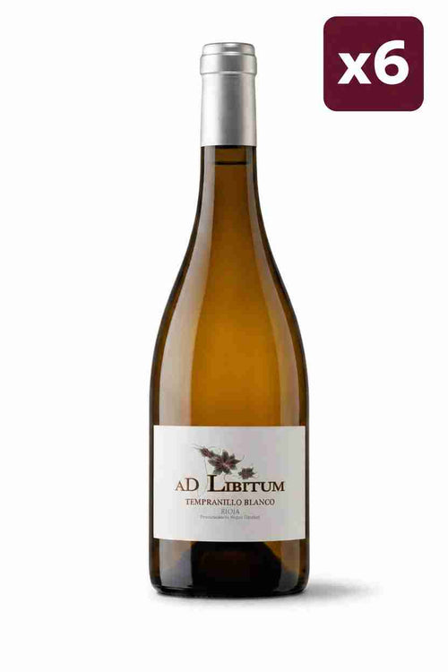 AD LIBITUM Tempranillo Blanco caja de 6 botellas - Viñas del Norte