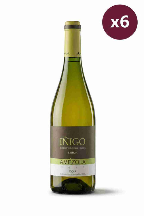 Blanco Iñigo Amezola Reserva caja de 6 botellas - Viñas del Norte