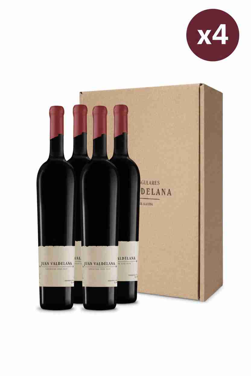 Juan Valdelana Tinto caja 4 botellas - Viñas del Norte