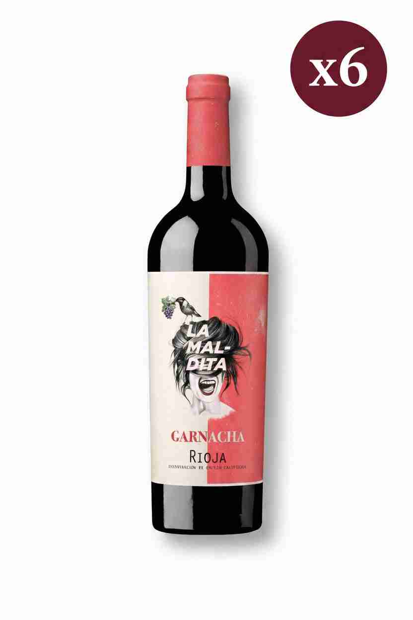 La Maldita - Garnacha Caja de 6 botellas - Viñas del Norte