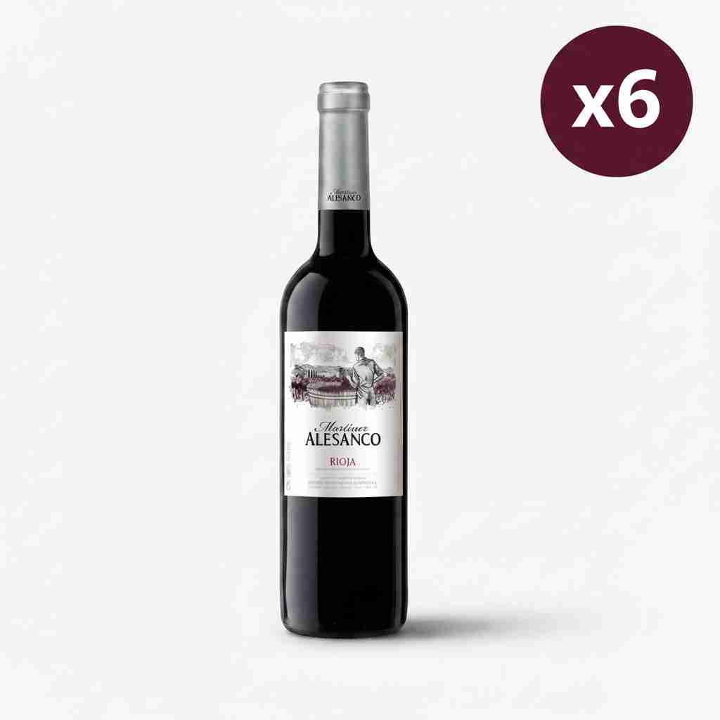 Martínez Alesanco tinto Caja de 6 botellas - Viñas del Norte
