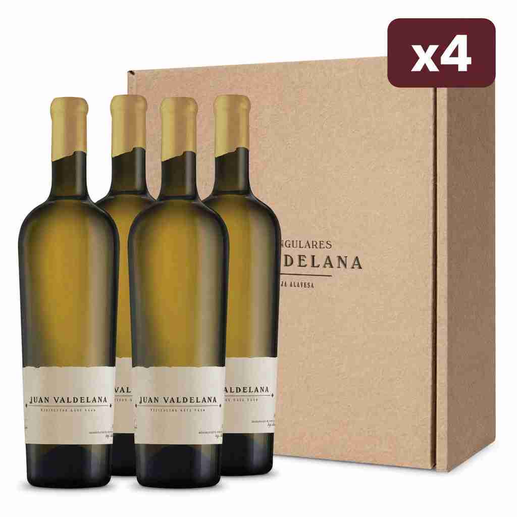 Vino blanco Juan Valdelana 4 botellas - Viñas del Norte